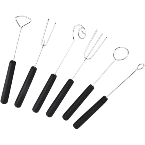 MUELODSIC Teiliges Edelstahl Schokoladengabeln Candy Dipping Tool Wiederverwendbare Pralinengabeln für Fondue Robustes für DIY Süßigkeiten und Partydekorationen MUELODSIC Teiliges Edelstahl Schokoladengabeln Candy Dipping Tool Wiederverwendbare Pralinengabeln für Fondue Robustes für DIY Süßigkeiten und Partydekorationen von MUELODSIC