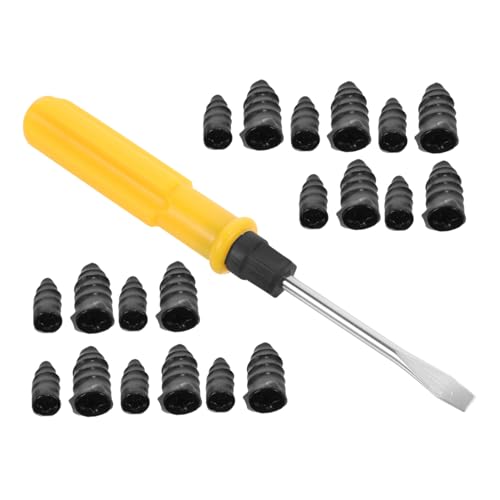 MUELODSIC Tire Plug Repair Kit mit Gummischrauben Schnelles Reifenpannen reparaturset für Auto Motorrad Bike Vielseitig Einsetzbar Langlebig und Einfach Anzuwenden Große Kleine Stifte von MUELODSIC