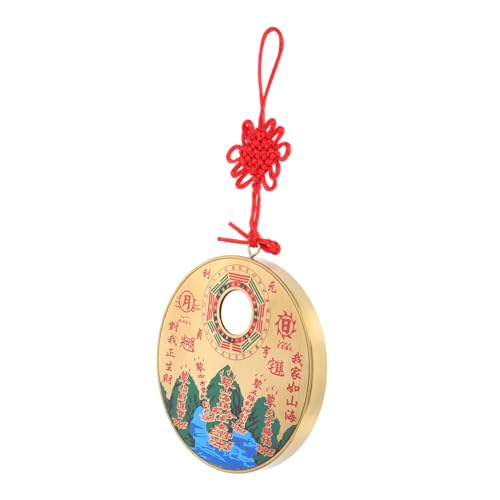MUELODSIC Traditioneller Chinesischer Bagua-Spiegel Messing Heimdekoration Runder Feng Shui Schutzspiegel Durchmesser Für Festliche Anlässe Und Harmonisches Wohnen MUELODSIC Traditioneller Chinesischer Bagua-Spiegel Messing Heimdekoration Runder Feng Shui Schutzspiegel Durchmesser Für Festliche Anlässe Und Harmonisches Wohnen von MUELODSIC