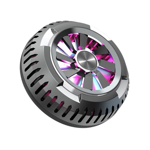 MUELODSIC Tragbarer Smartphone kühler mit Magnetischem Halbleiter Rgb dreifarbbeleuchtung für Handys und Tablets Leiser Lüfter für Gaming und Streaming MUELODSIC Tragbarer Smartphone kühler mit Magnetischem Halbleiter Rgb dreifarbbeleuchtung für Handys und Tablets Leiser Lüfter für Gaming und Streaming von MUELODSIC