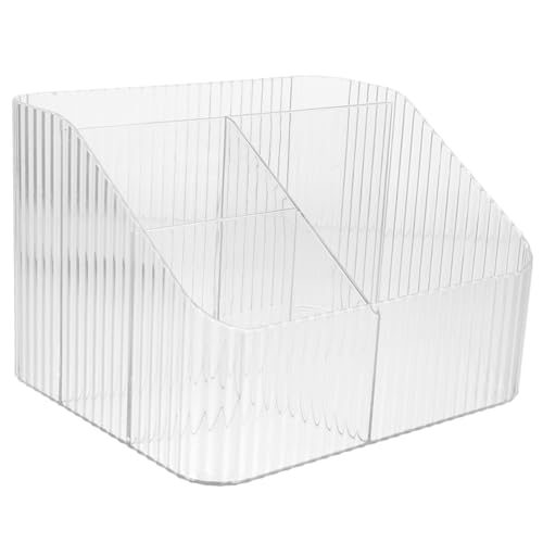 MUELODSIC Transparente Aufbewahrungsbox mit Fächern Großer Stauraum für Handy Schlüssel und Bürobedarf Multifunktionaler Organizer für Schreibtisch Büro und Zuhause MUELODSIC Transparente Aufbewahrungsbox mit Fächern Großer Stauraum für Handy Schlüssel und Bürobedarf Multifunktionaler Organizer für Schreibtisch Büro und Zuhause von MUELODSIC