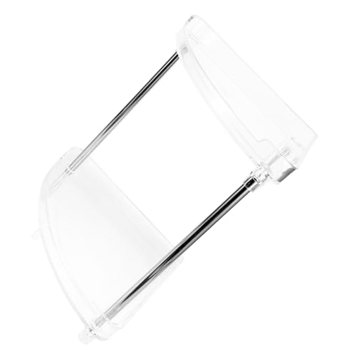 MUELODSIC Transparente Dreieckige Eckablage Mehrschichtiges Organizer Regal für Badezimmer und Küche Platzsparend Vielseitig für Kosmetik Gewürze und Schlafzimmerablage Langlebiges Material MUELODSIC Transparente Dreieckige Eckablage Mehrschichtiges Organizer Regal für Badezimmer und Küche Platzsparend Vielseitig für Kosmetik Gewürze und Schlafzimmerablage Langlebiges Material von MUELODSIC