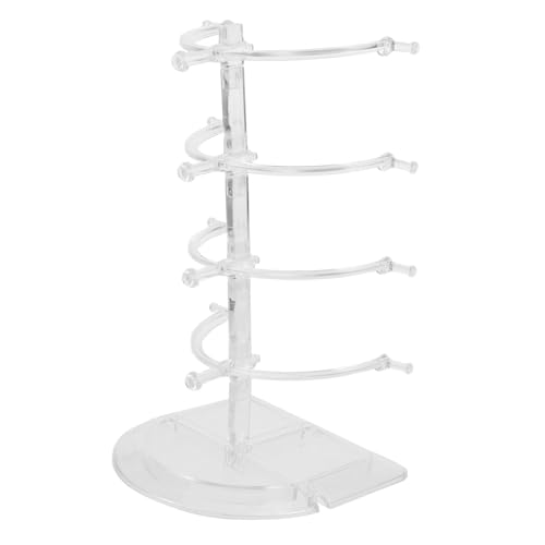 MUELODSIC Transparenter Brillenständer Brillenhalter Brillen Organizer Display Regal für Schreibtisch Ladentheke Vielseitige Aufbewahrung für Korrektionsbrillen von MUELODSIC