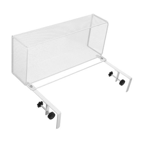 MUELODSIC Untertisch Aufbewahrungskorb Verstellbar Weiß Mesh Design Multifunktionaler Schreibtisch Organizer für Akten Dokumente Büro und Home Office MUELODSIC Untertisch Aufbewahrungskorb Verstellbar Weiß Mesh Design Multifunktionaler Schreibtisch Organizer für Akten Dokumente Büro und Home Office von MUELODSIC