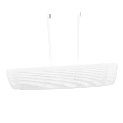 MUELODSIC Verstellbarer Klimaanlagen-abweiser für Wandmontierte Geräte Einfache Werkzeuglose Montage Anpassbare für Verschiedene Luftauslässe Minimalistisches Design Verhindert Direkte von MUELODSIC