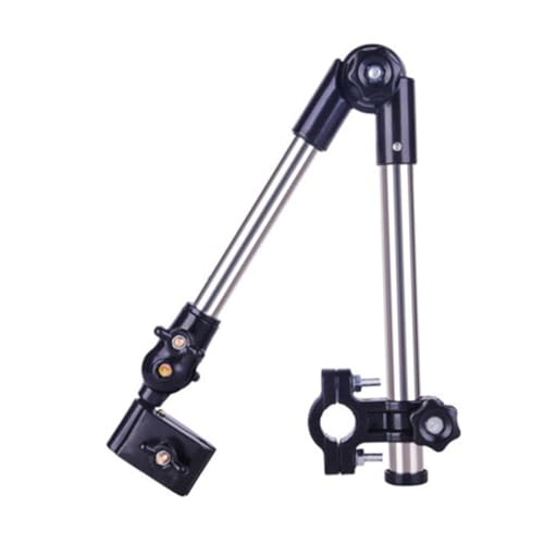 MUELODSIC Verstellbarer Regenschirmhalter Fahrrad und Kinderwagen Edelstahl Halterung Teiliger Teleskopstange für Buggy Sonnenschutz Zubehör Schwarz Silber MUELODSIC Verstellbarer Regenschirmhalter Fahrrad und Kinderwagen Edelstahl Halterung Teiliger Teleskopstange für Buggy Sonnenschutz Zubehör Schwarz Silber von MUELODSIC