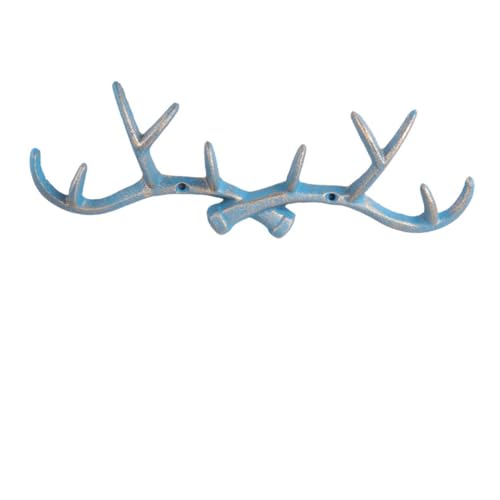 MUELODSIC Vintage Antler Wandhaken aus Stabilem Metall Rustikaler Dekorativer Garderobenhaken für Jacken und Mäntel Stilvoller Wandmontage Kleiderhaken für Flur Schlafzimmer Küche und Bad MUELODSIC Vintage Antler Wandhaken aus Stabilem Metall Rustikaler Dekorativer Garderobenhaken für Jacken und Mäntel Stilvoller Wandmontage Kleiderhaken für Flur Schlafzimmer Küche und Bad von MUELODSIC