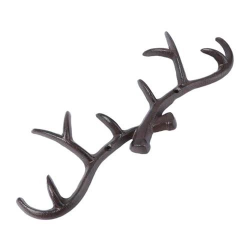 MUELODSIC Vintage Garderobenhaken Geweihform Robuster Wandhaken für Mäntel Hüte und Taschen Rustikaler Wandgarderobenhaken für Flur Schlafzimmer und Wohnzimmer MUELODSIC Vintage Garderobenhaken Geweihform Robuster Wandhaken für Mäntel Hüte und Taschen Rustikaler Wandgarderobenhaken für Flur Schlafzimmer und Wohnzimmer von MUELODSIC