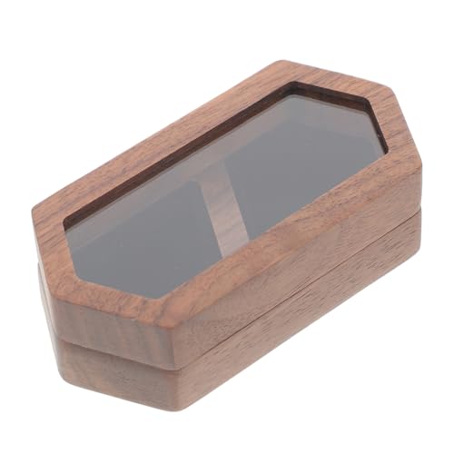 MUELODSIC Vintage Holz Schmuckbox mit Magnetverschluss Kleine Tragbare Aufbewahrungsbox für Ringe und Ohrringe Leichtes Design Robustes Material für Verlobung und Reise MUELODSIC Vintage Holz Schmuckbox mit Magnetverschluss Kleine Tragbare Aufbewahrungsbox für Ringe und Ohrringe Leichtes Design Robustes Material für Verlobung und Reise von MUELODSIC