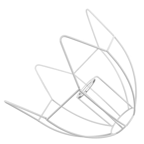 MUELODSIC Vintage Lampenschirm Gestell aus Robustem Eisen Vielseitig Einsetzbarer DIY Lampenschirmrahmen für Tischlampen und Kronleuchter Stabile Wasser Kristall Halterung Geeignet für von MUELODSIC