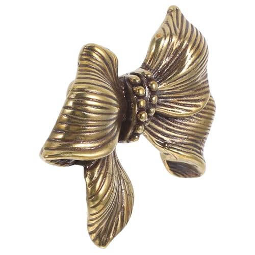 MUELODSIC Vintage Stil Möbelknopf aus Messing Dekorativer Schleifengriff Verschleißfest Einfach zu Montieren Geeignet für Schränke Kleiderschrank Badezimmertüren MUELODSIC Vintage Stil Möbelknopf aus Messing Dekorativer Schleifengriff Verschleißfest Einfach zu Montieren Geeignet für Schränke Kleiderschrank Badezimmertüren von MUELODSIC