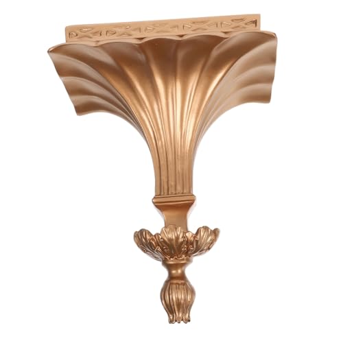 MUELODSIC Vintage Wandregal Europäischer Stil Präzise Geprägtes Wandaufbewahrungsregal mit Glatter Oberfläche Dekoratives Wandboard für Bücher Blumen Dekoration für Wohnzimmer und MUELODSIC Vintage Wandregal Europäischer Stil Präzise Geprägtes Wandaufbewahrungsregal mit Glatter Oberfläche Dekoratives Wandboard für Bücher Blumen Dekoration für Wohnzimmer und von MUELODSIC