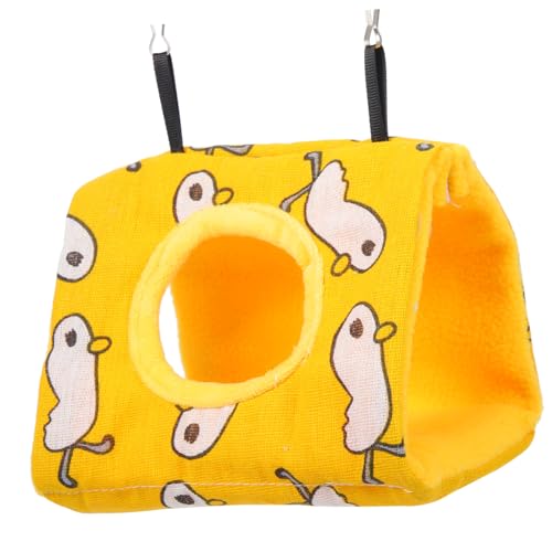 MUELODSIC Vogelkäfig Hängematte Kleiner Vogelkäfig Nest Weiches Verschleißfestes Papageien hängemattenbett Komfortables Hängendes Vogelhaus Für Kleine Papageien Und Vögel von MUELODSIC