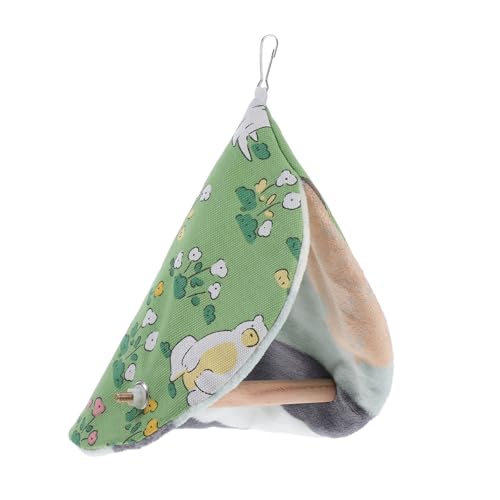 MUELODSIC Warme Papageienhöhle aus Baumwolle Weiches Nestbett und Windschutzkissen für Wellensittiche Multifunktionales Vogelhaus mit Modernem Design Abnehmbar und Leicht zu Reinigen für von MUELODSIC