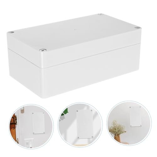 MUELODSIC Wasserdichte Anschlussdose Kunststoffgehäuse Outdoor Verteilerkasten Schutzbox für Elektrische Geräte Wetterfest Kompakte Geeignet für Hausgebrauch und Außenbereich MUELODSIC Wasserdichte Anschlussdose Kunststoffgehäuse Outdoor Verteilerkasten Schutzbox für Elektrische Geräte Wetterfest Kompakte Geeignet für Hausgebrauch und Außenbereich von MUELODSIC