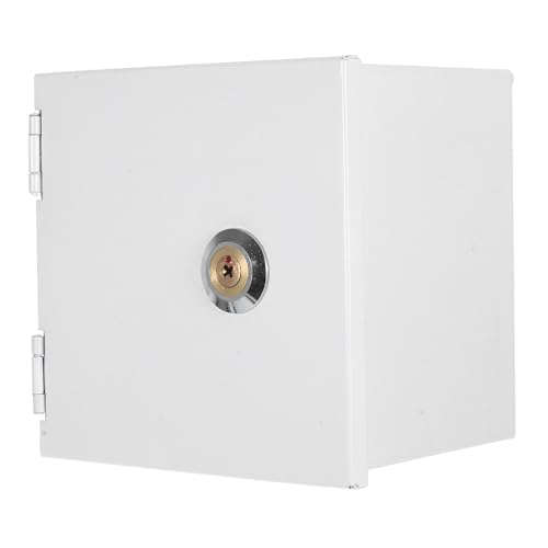 MUELODSIC Wasserdichte Aufputz Steckdosenbox mit Abschließbarem Metallgehäuse Wetterfeste Elektrobox für Außenbereich Diebstahlschutz Vielseitig für Zuhause und Parkplätze MUELODSIC Wasserdichte Aufputz Steckdosenbox mit Abschließbarem Metallgehäuse Wetterfeste Elektrobox für Außenbereich Diebstahlschutz Vielseitig für Zuhause und Parkplätze von MUELODSIC