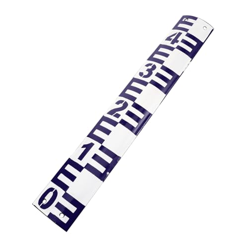 MUELODSIC Wasserstandsmessgerät Emailliert Markierungslineal Wasserstandsanzeiger Garten Teich Pool Messwerkzeug Kompakt Leicht und Langlebig MUELODSIC Wasserstandsmessgerät Emailliert Markierungslineal Wasserstandsanzeiger Garten Teich Pool Messwerkzeug Kompakt Leicht und Langlebig von MUELODSIC