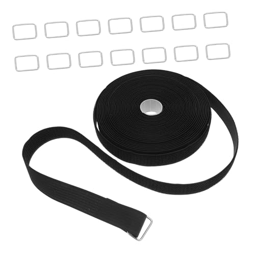 MUELODSIC Wiederverwendbare Klettband Kabelbinder Schnallen Verstellbare Kabel Organizer Straps Lang Schwarz Flexibel für Ordentliche Kabelführung und Effizientes Management MUELODSIC Wiederverwendbare Klettband Kabelbinder Schnallen Verstellbare Kabel Organizer Straps Lang Schwarz Flexibel für Ordentliche Kabelführung und Effizientes Management von MUELODSIC