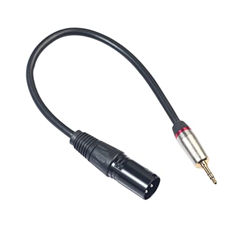 MUELODSIC Xlr Adapterkabel Robustes Audio Verbindungskabel für Mikrofon Smartphone und Audioplayer Material Verschleißfest Einfache Verbindung von MUELODSIC