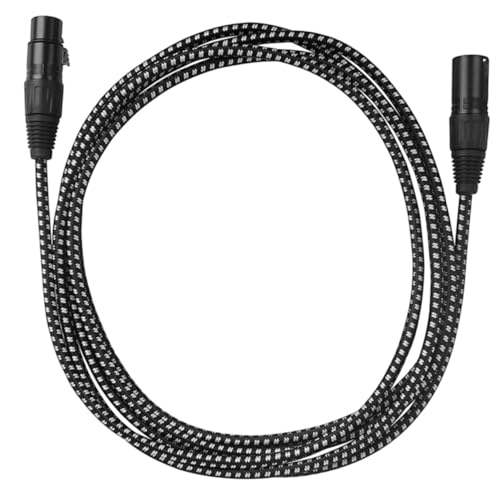 MUELODSIC Xlr Kabel Mikrofonkabel mit Pin Stecker für Gitarre und Audiogeräte Flexibel und Langlebig für Auftritte und Aufnahmen von MUELODSIC