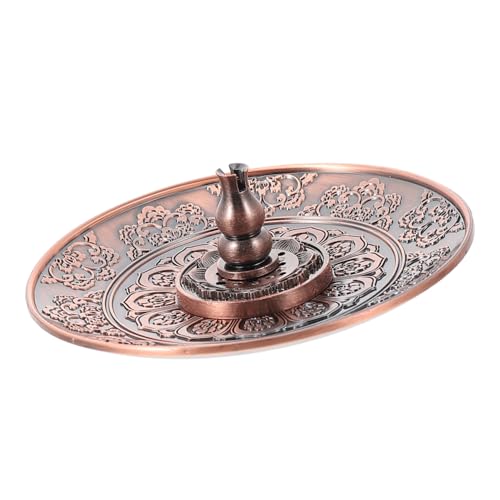 MUELODSIC Zen Lotus Räucherstäbchenhalter aus Legierung Kompakte Aromaschale für Meditation Dekorative Räuchergefäßplatte mit Feiner Verarbeitung Langlebig und Platzsparend MUELODSIC Zen Lotus Räucherstäbchenhalter aus Legierung Kompakte Aromaschale für Meditation Dekorative Räuchergefäßplatte mit Feiner Verarbeitung Langlebig und Platzsparend von MUELODSIC