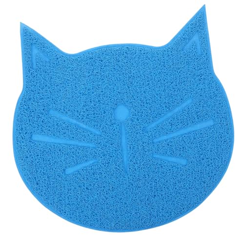 MUELODSIC wasserdichte rutschfeste Katzen Hund Napfunterlage aus Langlebigem PVC Katzenformige Fressmatte für Futternapf und Wasserschale Schützend für Böden und Einfach zu Reinigen MUELODSIC wasserdichte rutschfeste Katzen Hund Napfunterlage aus Langlebigem PVC Katzenformige Fressmatte für Futternapf und Wasserschale Schützend für Böden und Einfach zu Reinigen von MUELODSIC