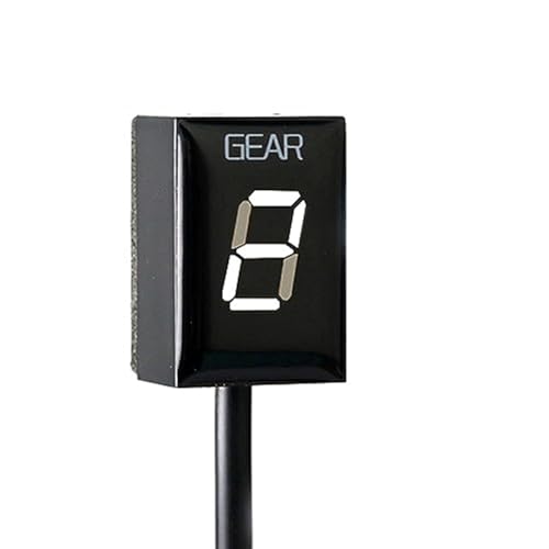 MUEOSI Instrumentenzähler mit Geschwindigkeitsanzeige 1-6, für GSX750F 1998-2005 2006 Digitaler Geschwindigkeitsmesser (Schwarzweiß) von MUEOSI