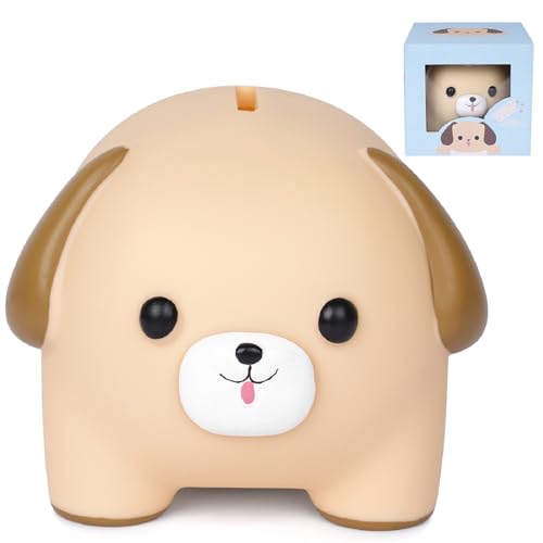 Spardose Kinder,Lustiges Hund Sparschwein für Mädchen,Urlaubskasse Spardose,Spardose für Erwachsene,Kinder Sparbüchse,Money Box Piggy Bank for Adults Kids von MUFEIRUO
