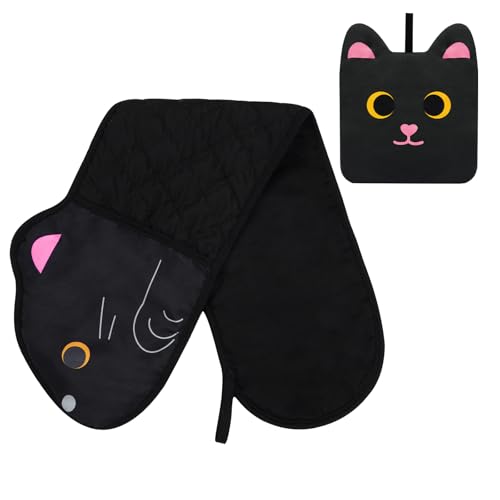 Ofenhandschuhe und Topflappen,Backhandschuhe Ofenhandschuhe,rutschfeste Topfhandschuhe,Topfhandschuhe Kochhandschuhe Backhandschuhe für Kochen Backen Grillen von MUFEIRUO