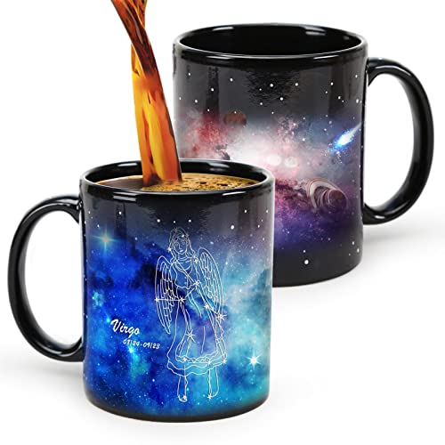 Astrologie Kaffeebecher, Jungfrau Geburtstagsgeschenke, Zodiac Constellation Cup 11oz, magische Tassen, einzigartige August September Geschenke. von MUGKISS