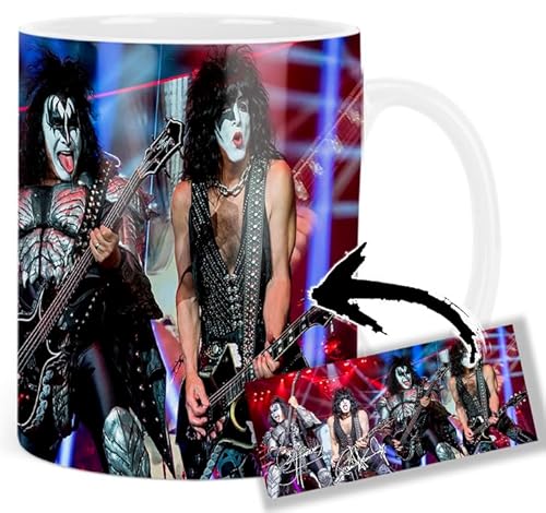 Kiss Gene Simmons Paul Stanley A Tasse Keramikbecher Mug von MUGSVILLE