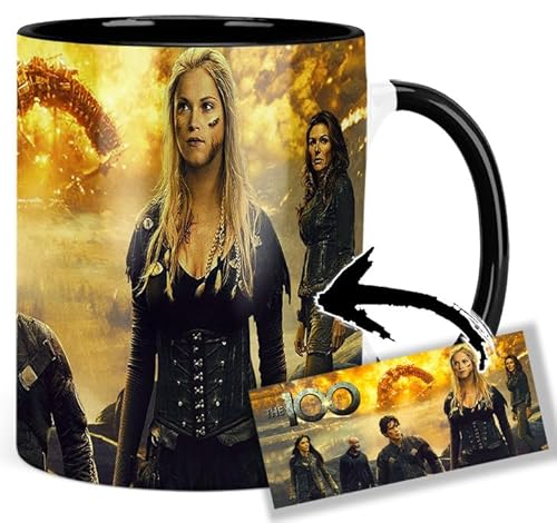 The 100 Lexa Alycia Debnam-Carey Clarke Eliza Taylor Cotter Octavia Marie Avgeropoulos Tasse Innen & Henkel Schwarz Keramikbecher Mug von MUGSVILLE