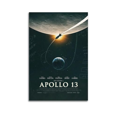 MUHDENG Apollo 13 Poster, Raumdekoration, künstlerisches Poster für Schlafzimmer, Wohnzimmer, Wände, ästhetisches Poster, 30 x 45 cm, ungerahmter Stil MUHDENG Apollo 13 Poster, Raumdekoration, künstlerisches Poster für Schlafzimmer, Wohnzimmer, Wände, ästhetisches Poster, 30 x 45 cm, ungerahmter Stil von MUHDENG