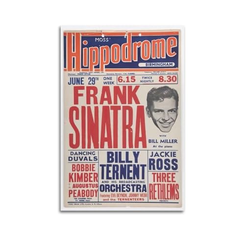 MUHDENG Frank Sinatra Poster, Raumdekoration, künstlerisches Poster für Schlafzimmer, Wohnzimmer, Wände, ästhetisches Poster, 30 x 45 cm, ungerahmter Stil MUHDENG Frank Sinatra Poster, Raumdekoration, künstlerisches Poster für Schlafzimmer, Wohnzimmer, Wände, ästhetisches Poster, 30 x 45 cm, ungerahmter Stil von MUHDENG