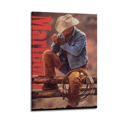 MUHDENG Marlboro Man-Poster, Raumdekoration, künstlerisches Poster für Schlafzimmer, Wohnzimmer, Wände, ästhetisches Poster, 30 x 45 cm, Rahmenstil MUHDENG Marlboro Man-Poster, Raumdekoration, künstlerisches Poster für Schlafzimmer, Wohnzimmer, Wände, ästhetisches Poster, 30 x 45 cm, Rahmenstil von MUHDENG
