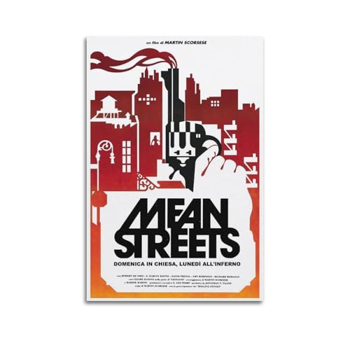 MUHDENG Mean Streets Poster, Raumdekoration, künstlerisches Poster für Schlafzimmer, Wohnzimmer, Wände, ästhetisches Poster, 50 x 75 cm, ungerahmter Stil MUHDENG Mean Streets Poster, Raumdekoration, künstlerisches Poster für Schlafzimmer, Wohnzimmer, Wände, ästhetisches Poster, 50 x 75 cm, ungerahmter Stil von MUHDENG