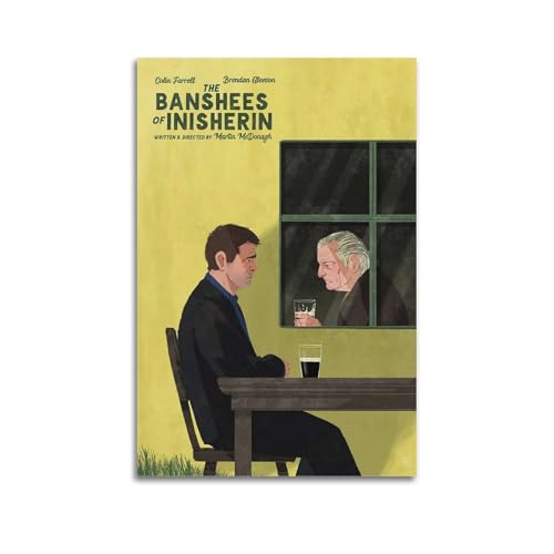 MUHDENG Poster "The Banshees of Inisherin", Raumdekoration, künstlerisches Poster für Schlafzimmer, Wohnzimmer, Wände, ästhetisches Poster, 60 x 90 cm, ungerahmter Stil MUHDENG Poster "The Banshees of Inisherin", Raumdekoration, künstlerisches Poster für Schlafzimmer, Wohnzimmer, Wände, ästhetisches Poster, 60 x 90 cm, ungerahmter Stil von MUHDENG