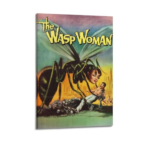 MUHDENG Poster "The Wasp Woman", Raumdekoration, künstlerisches Poster für Schlafzimmer, Wohnzimmer, Wände, ästhetisches Poster, 30 x 45 cm, Rahmenstil MUHDENG Poster "The Wasp Woman", Raumdekoration, künstlerisches Poster für Schlafzimmer, Wohnzimmer, Wände, ästhetisches Poster, 30 x 45 cm, Rahmenstil von MUHDENG