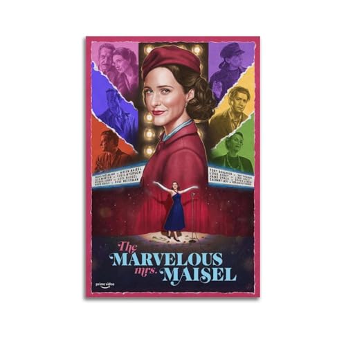 MUHDENG The Marvelous Mrs. Maisel Poster, Raumdekoration, künstlerisches Poster für Schlafzimmer, Wohnzimmer, Wände, ästhetisches Poster, 20 x 30 cm, ungerahmter Stil MUHDENG The Marvelous Mrs. Maisel Poster, Raumdekoration, künstlerisches Poster für Schlafzimmer, Wohnzimmer, Wände, ästhetisches Poster, 20 x 30 cm, ungerahmter Stil von MUHDENG