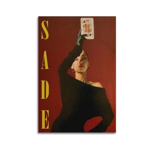 Sade Poster, Raumdekoration, künstlerisches Poster für Schlafzimmer, Wohnzimmer, Wände, ästhetisches Poster, 30 x 45 cm, ungerahmter Stil Sade Poster, Raumdekoration, künstlerisches Poster für Schlafzimmer, Wohnzimmer, Wände, ästhetisches Poster, 30 x 45 cm, ungerahmter Stil von MUHDENG