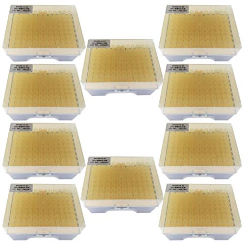 200 µl Pipettenspitzen, 200 µl Universal-Pipettenspitzen DNAse und RNAsefrei, sterilisiert (10 Racks, 960 Spitzen) von MUHWA