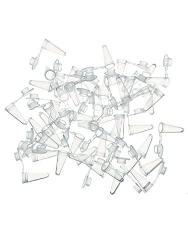 MUHWA 1000 Stück PCR-Tube mit flachem Verschluss, 0,1 ml Mikrozentrifugen-Tube, PCR-Reaktionsröhre (0,1 ml) von MUHWA