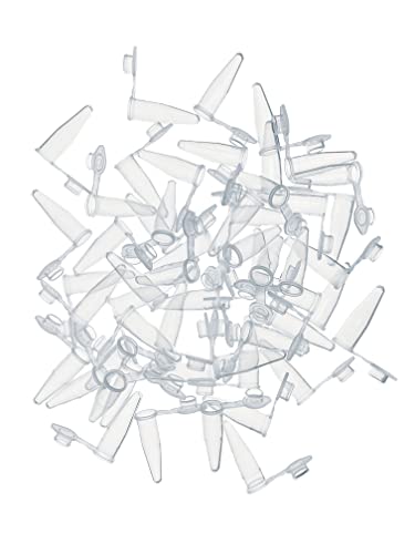 MUHWA 1000 Stück PCR-Tube mit flachem Verschluss, 0,2 ml Mikrozentrifugenschlauch, PCR-Reaktionsröhre (0,2 ml) von MUHWA