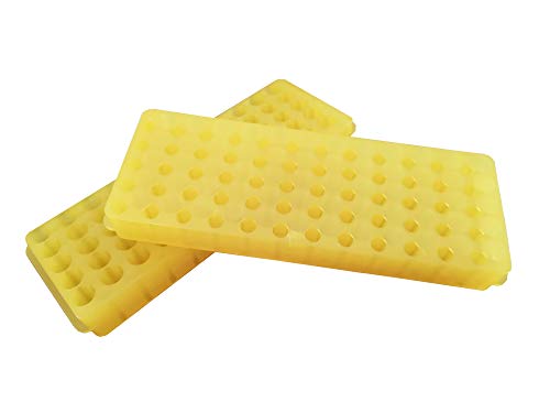 MUHWA 2 Stück 1,5 ml Tube Rack 0,5 ml Mikrotube Rack 2 ml 60 Mulden Tube Halter Laborbedarf sortierte Farben Gelb MUHWA 2 Stück 1,5 ml Tube Rack 0,5 ml Mikrotube Rack 2 ml 60 Mulden Tube Halter Laborbedarf sortierte Farben Gelb von MUHWA