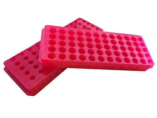 MUHWA 2 Stück 1,5 ml Tube Rack 0,5 ml Mikrotube Rack 2 ml 60 Mulden Tube Halter Laborbedarf sortierte Farben rot MUHWA 2 Stück 1,5 ml Tube Rack 0,5 ml Mikrotube Rack 2 ml 60 Mulden Tube Halter Laborbedarf sortierte Farben rot von MUHWA