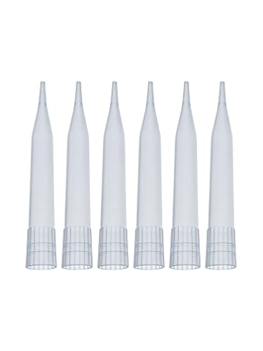 MUHWA 5 ml kurze Pipettenspitze, 5 ml Pipettenspitzen mit großem Durchmesser, Polypropylen (PP), klar, autoklavierbar, passend für Gilson, Rainin, CAPP usw. 100 Stück/Beutel von MUHWA