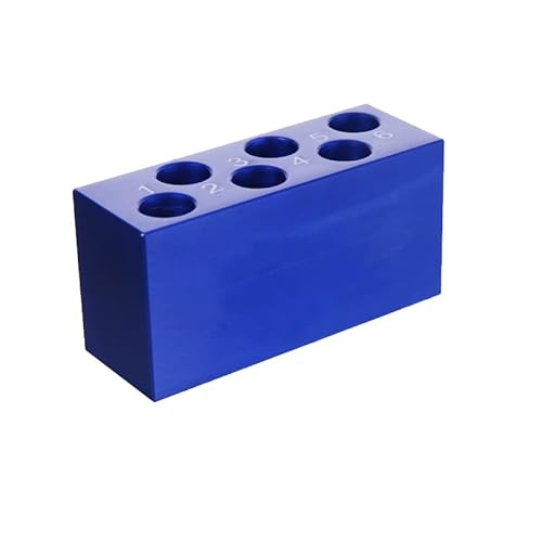 MUHWA 6 Well Aluminium-Kühlblock für 10 ml/15 ml Tuben MUHWA 6 Well Aluminium-Kühlblock für 10 ml/15 ml Tuben von MUHWA