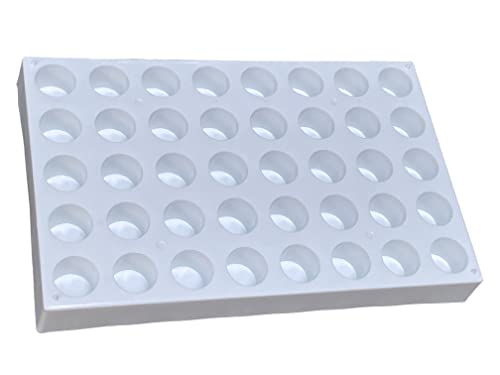 MUHWA Fläschchenständer für 10 ml Fläschchen, 40-Loch-Probenflaschenständer, Φ25mm MUHWA Fläschchenständer für 10 ml Fläschchen, 40-Loch-Probenflaschenständer, Φ25mm von MUHWA