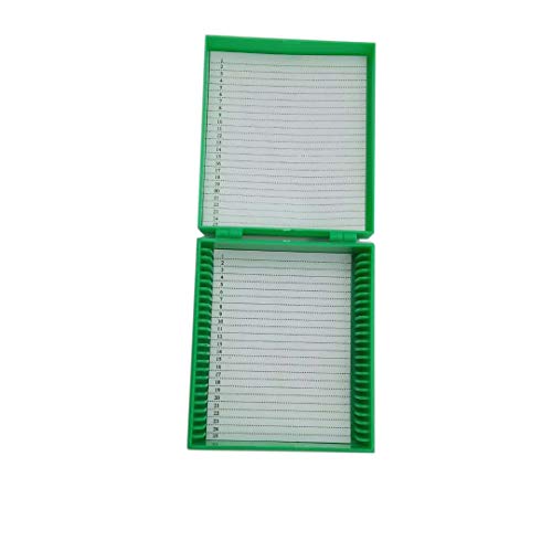 Microslide Mikroskop-Box, 25 Stück, Grün von MUHWA