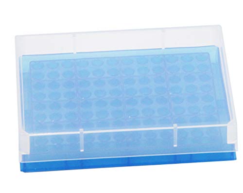PCR-Röhrchen-Rack für 0,2-ml-Mikroröhrchen, 8 x 12-Array (Blau) von MUHWA